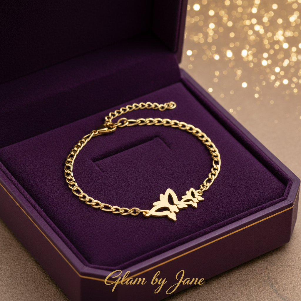 Bracelet Papillon – Acier Inoxydable 304