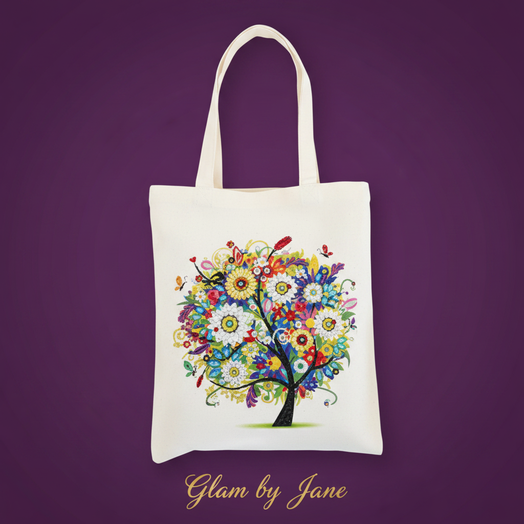 Kit diamant painting sac en toile
