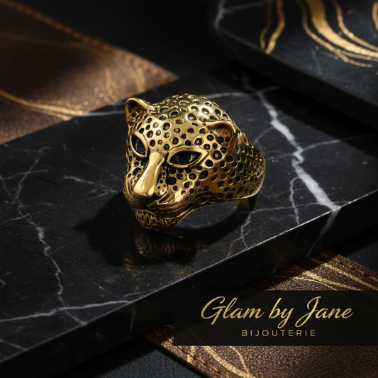 Chevalière homme Jaguar acier inoxydable
