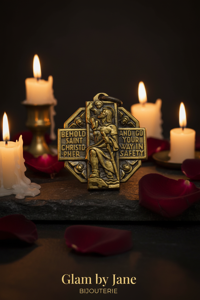 médaille croix Saint-Christophe