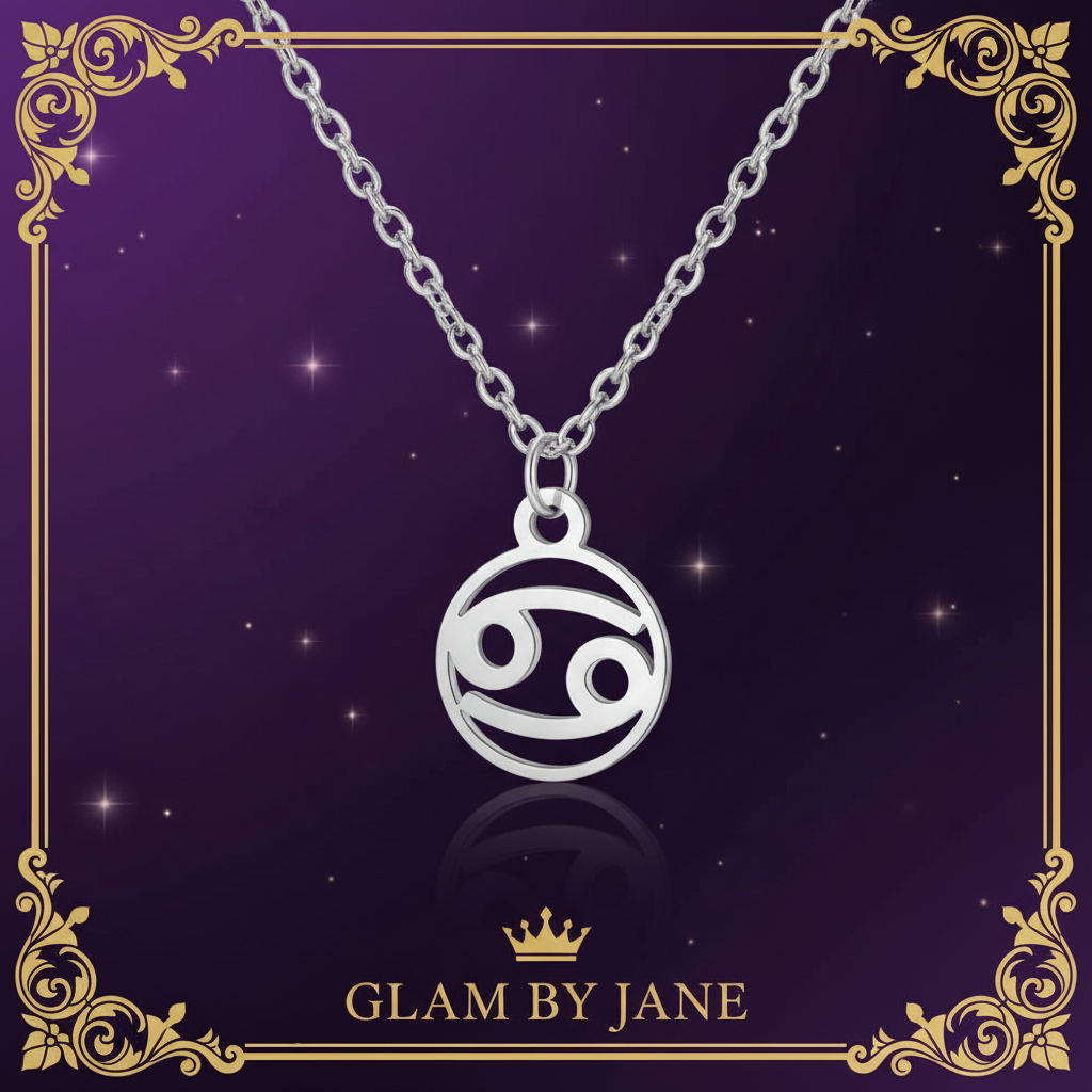 Collier Pendentif Zodiaque | Acier Inoxydable Argenté