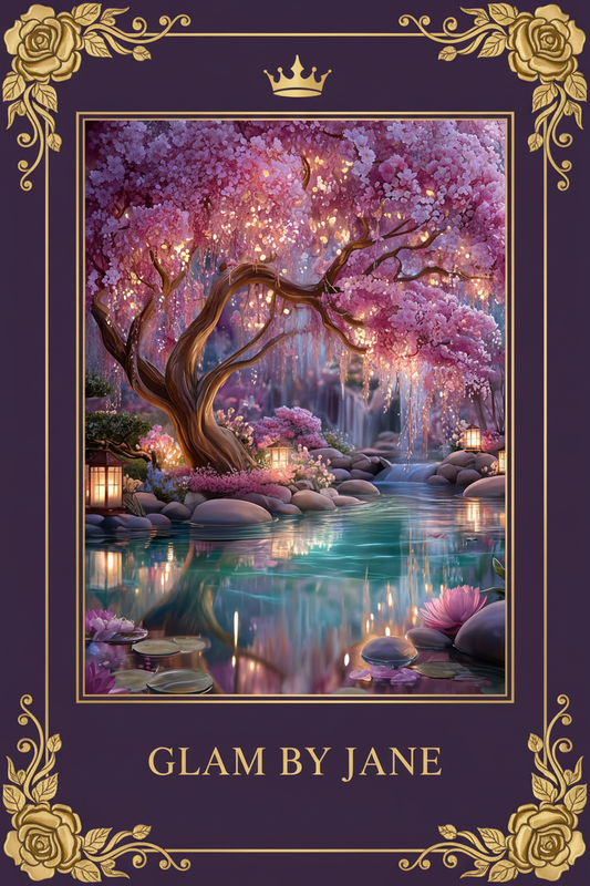 Kit de Peinture Diamant 5D – Arbre de Cerisier en Fleurs