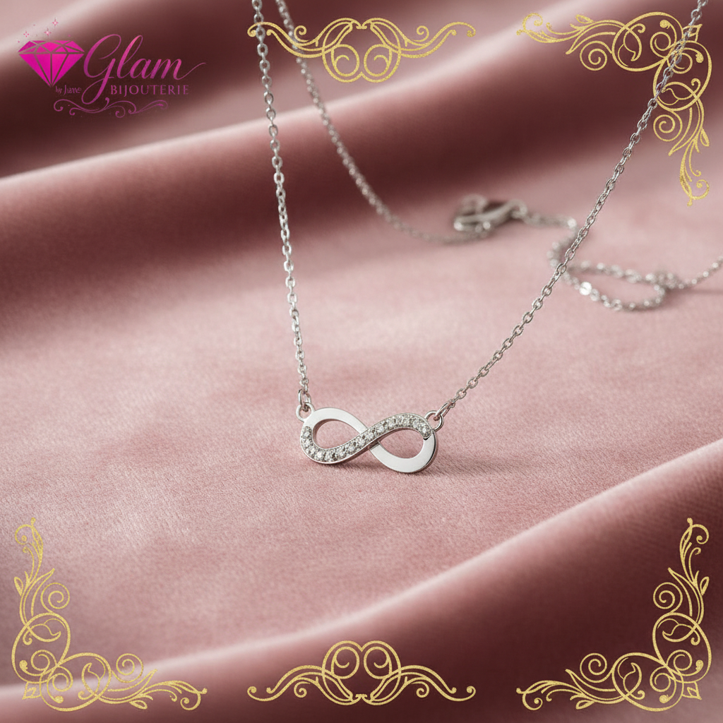 Collier infini en acier inoxydable