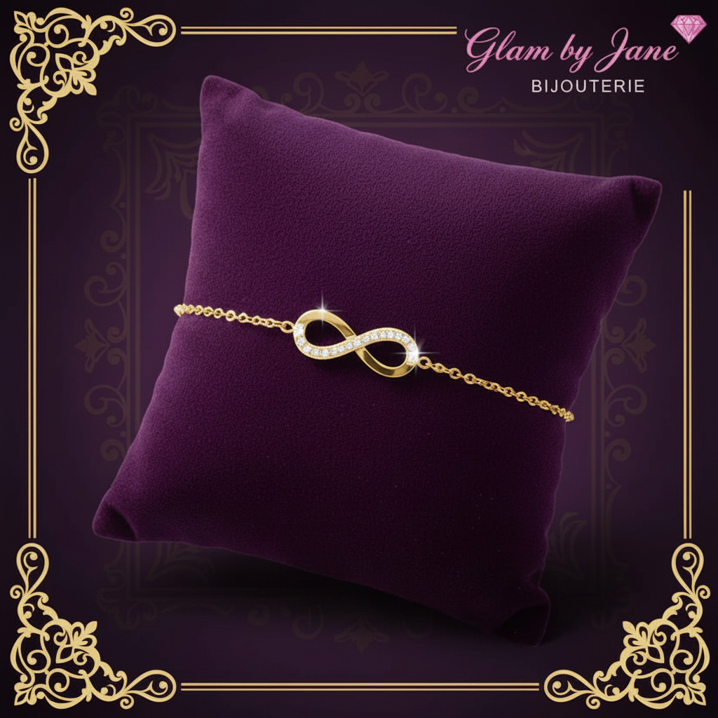 Bracelet infini en acier inoxydable