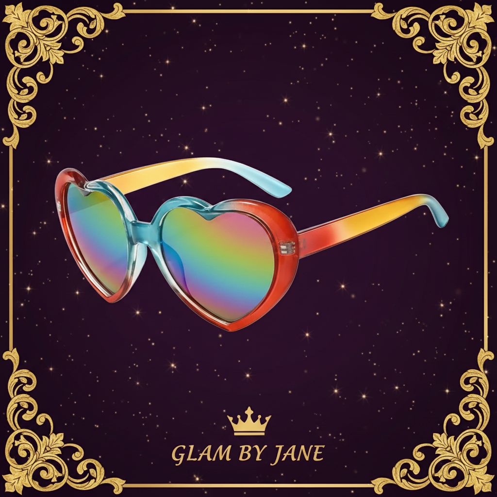 Lunettes de Soleil Cœur pour Filles et femme