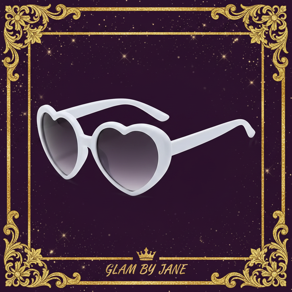 Lunettes de Soleil Cœur pour Filles et femme