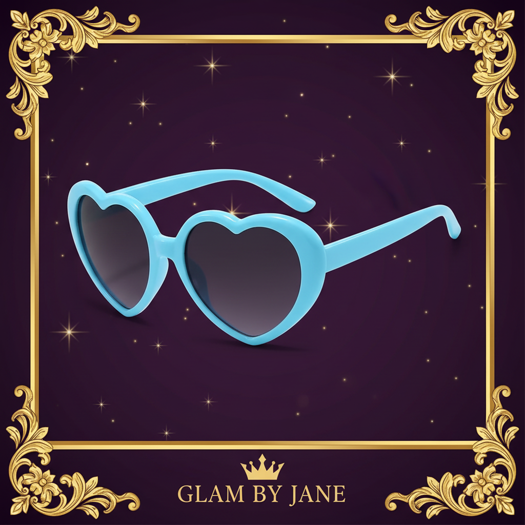 Lunettes de Soleil Cœur pour Filles et femme