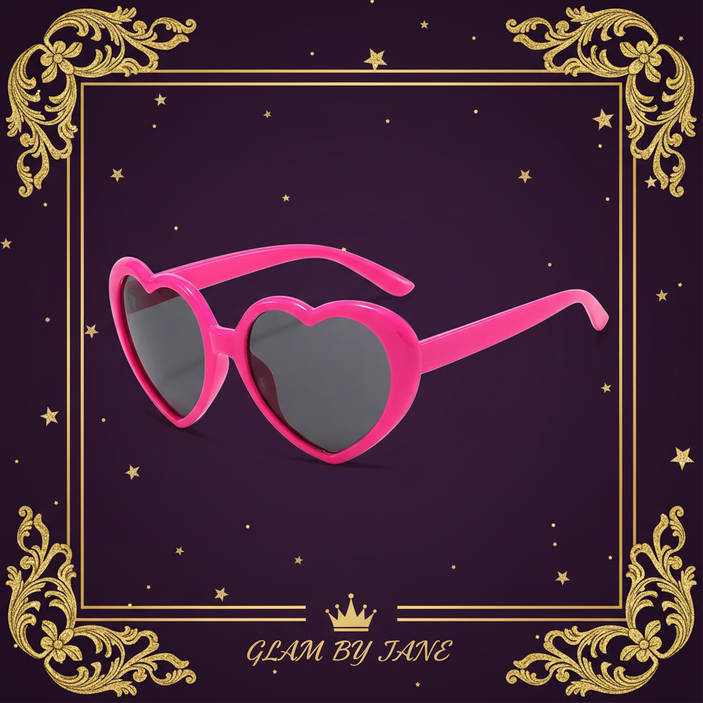 Lunettes de Soleil Cœur pour Filles et femme