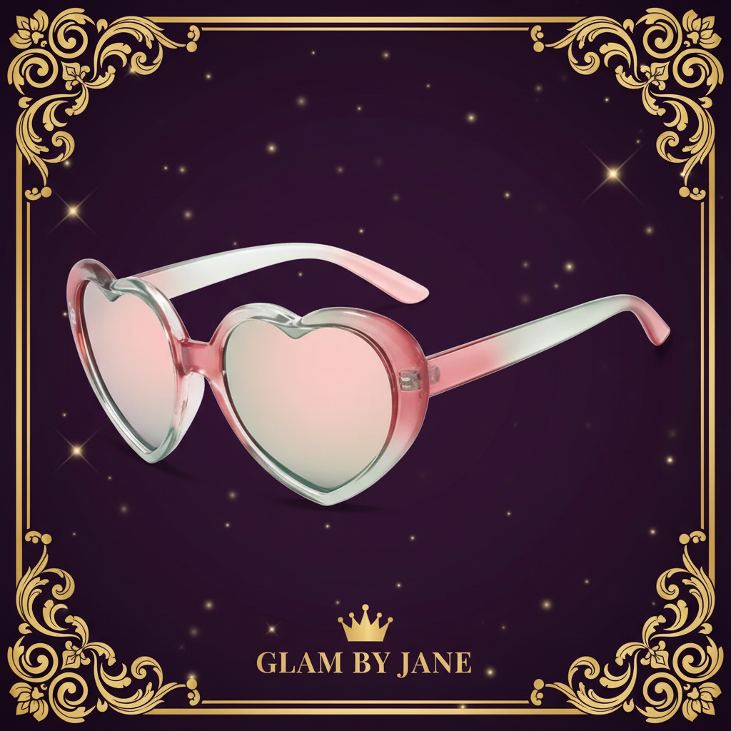 Lunettes de Soleil Cœur pour Filles et femme