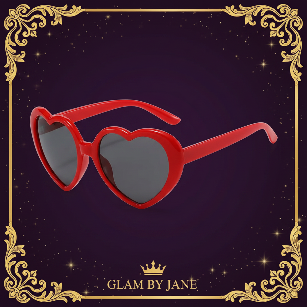 Lunettes de Soleil Cœur pour Filles et femme