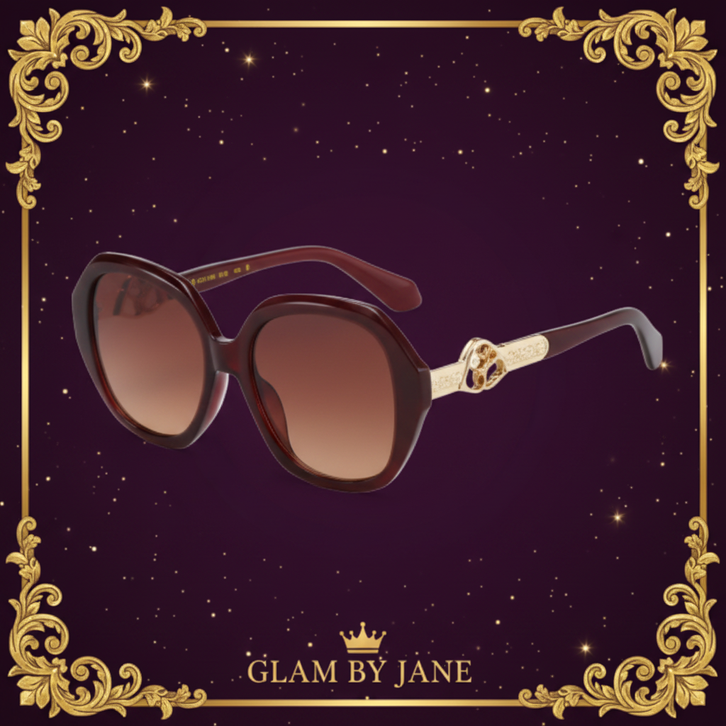 Lunettes de Soleil Oversize Femme - Style Glamour & Chic
