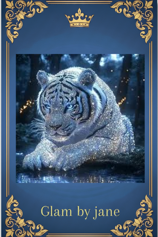 kit de diamant Tigre blanc