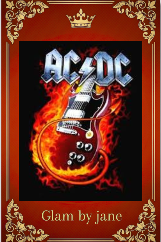 Kit Diamond Painting 5D AC/DC – Guitare en flammes