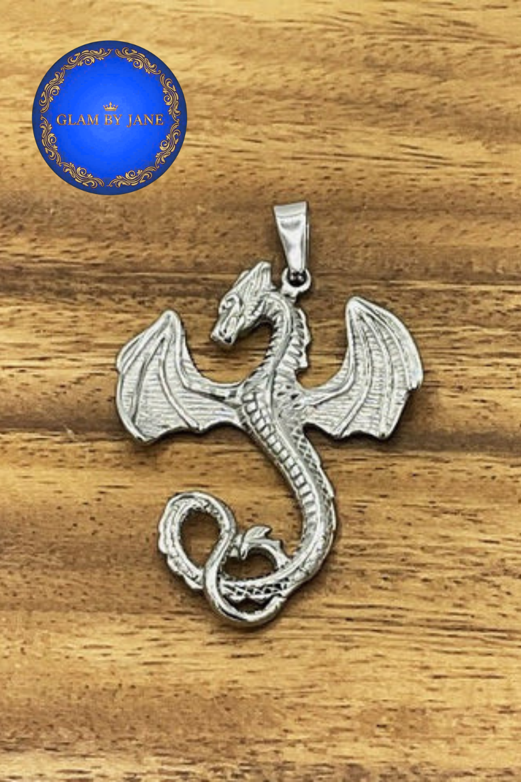 🐉 Pendentif Dragon en Acier Inoxydable