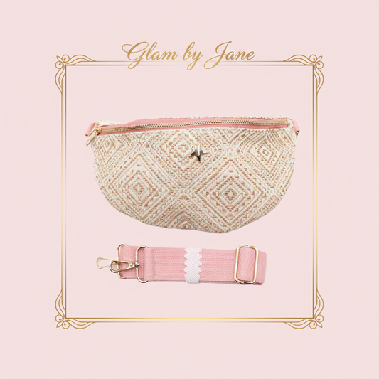 Sac banane zippé avec étoile dorée