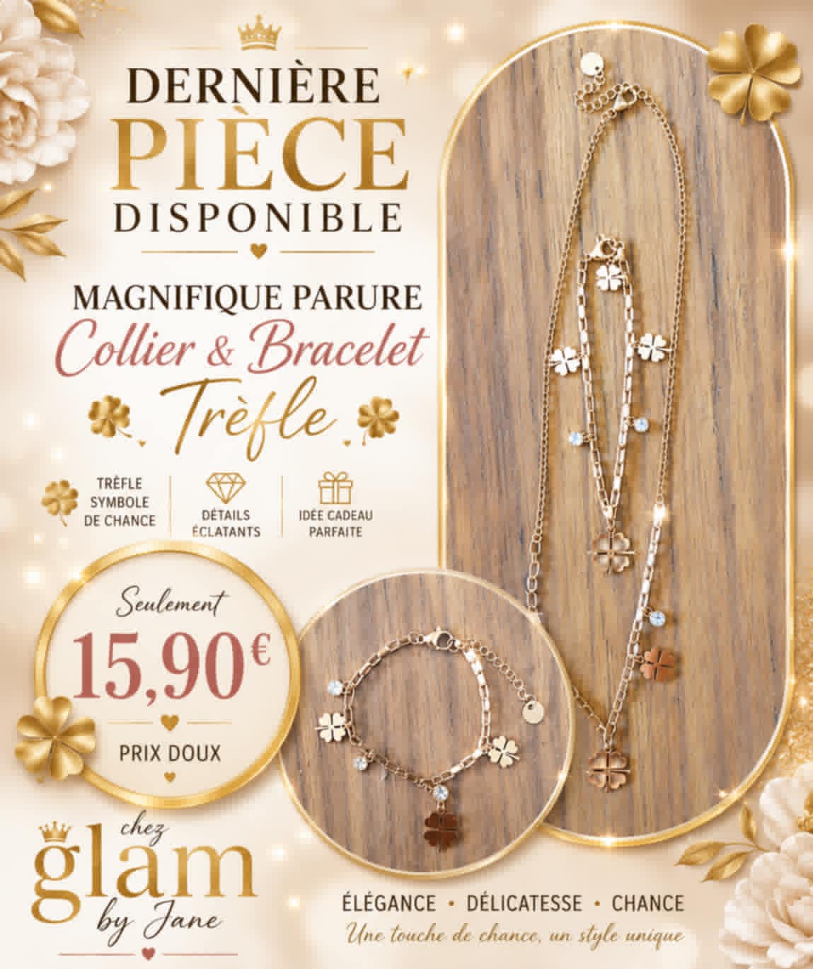 Parure trèfle