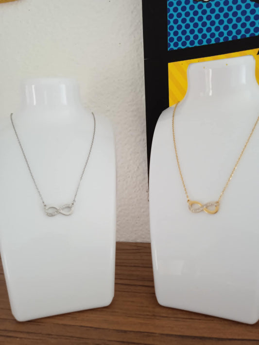 Collier infini en acier inoxydable
